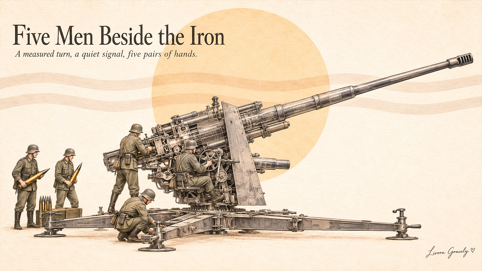 #4-Five Men Beside the Iron – Livora Gracely